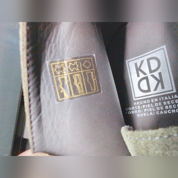 KD KD Men's Suede Lace-Up Beatle Boots Grey Italy Sz 43 - Picture 6 of 9